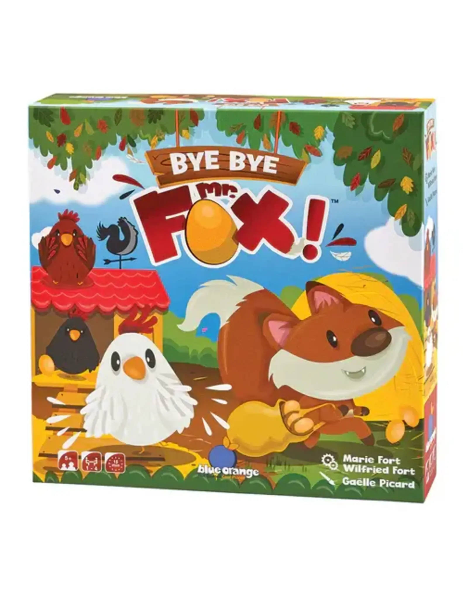 Blue Orange Bye Bye Mr. Fox
