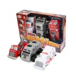 Popular Playthings Magnetic Build A Truck Fire And Rescue