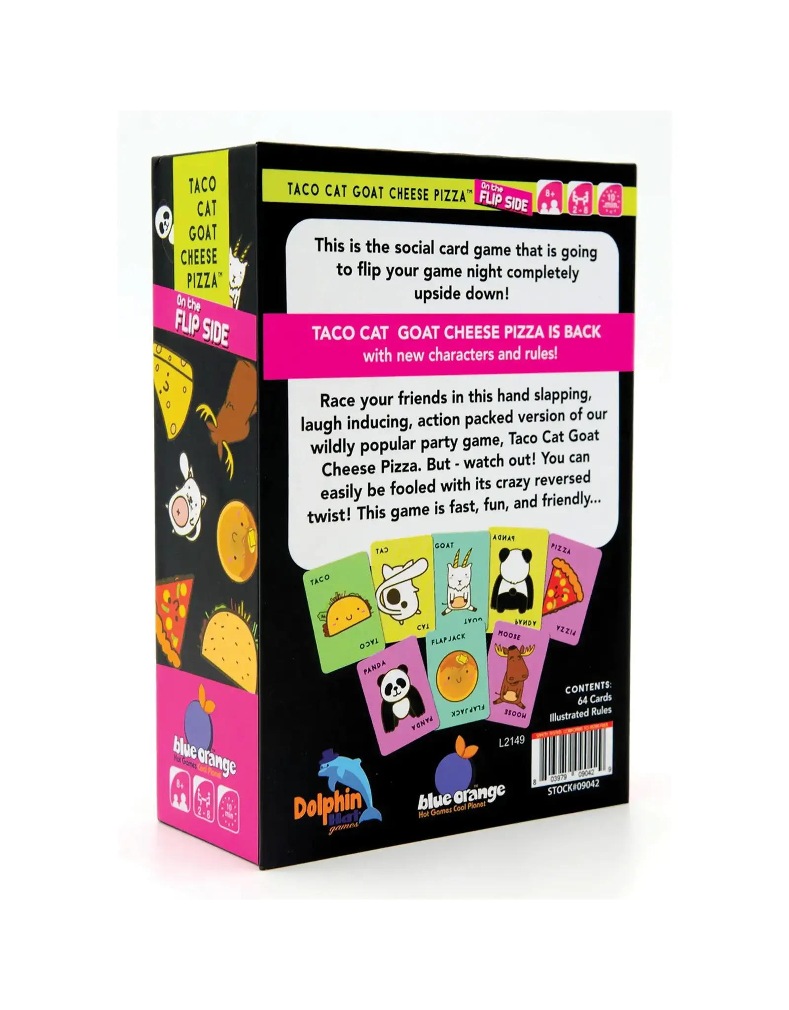 Blue Orange Taco Cat Goat Cheese Pizza On the Flip Side