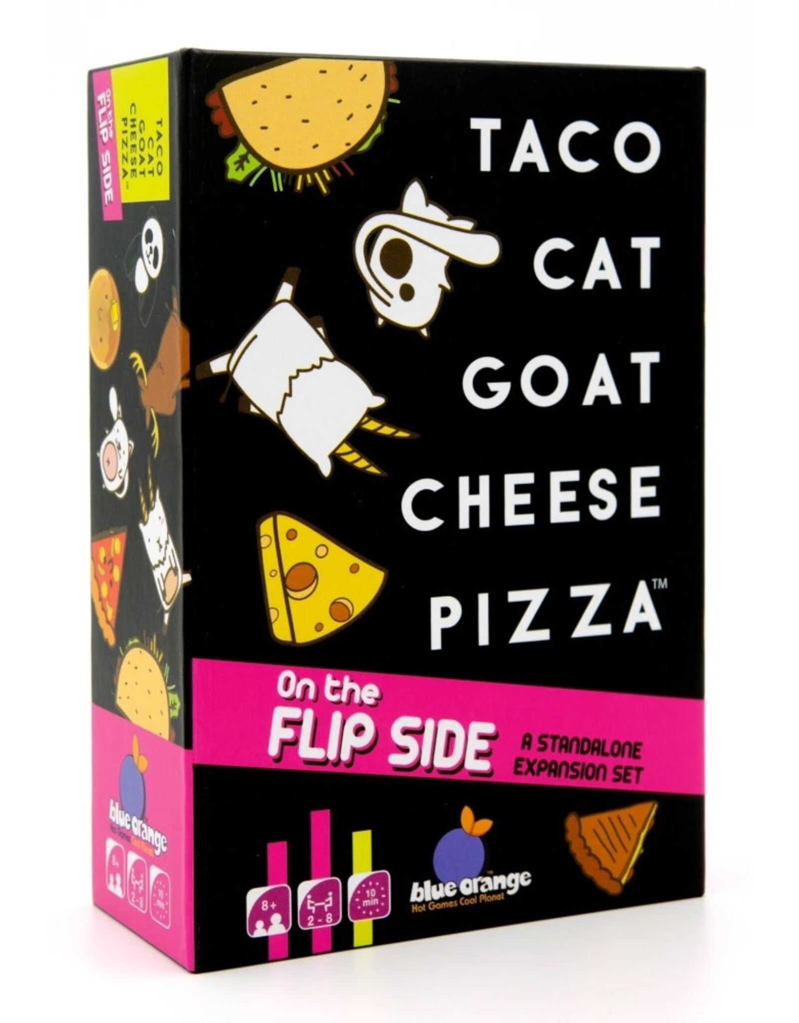 Blue Orange Taco Cat Goat Cheese Pizza On the Flip Side