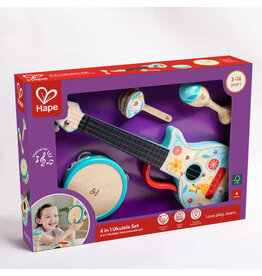 Hape 4 In 1 Ukulele Set