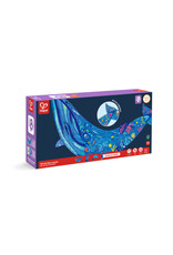Hape Humpback Whale Shimmer Floor 200 Piece Puzzle