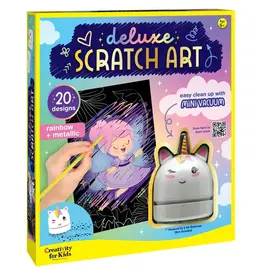 Creativity For Kids Deluxe Scratch Art with Mini Vacuum