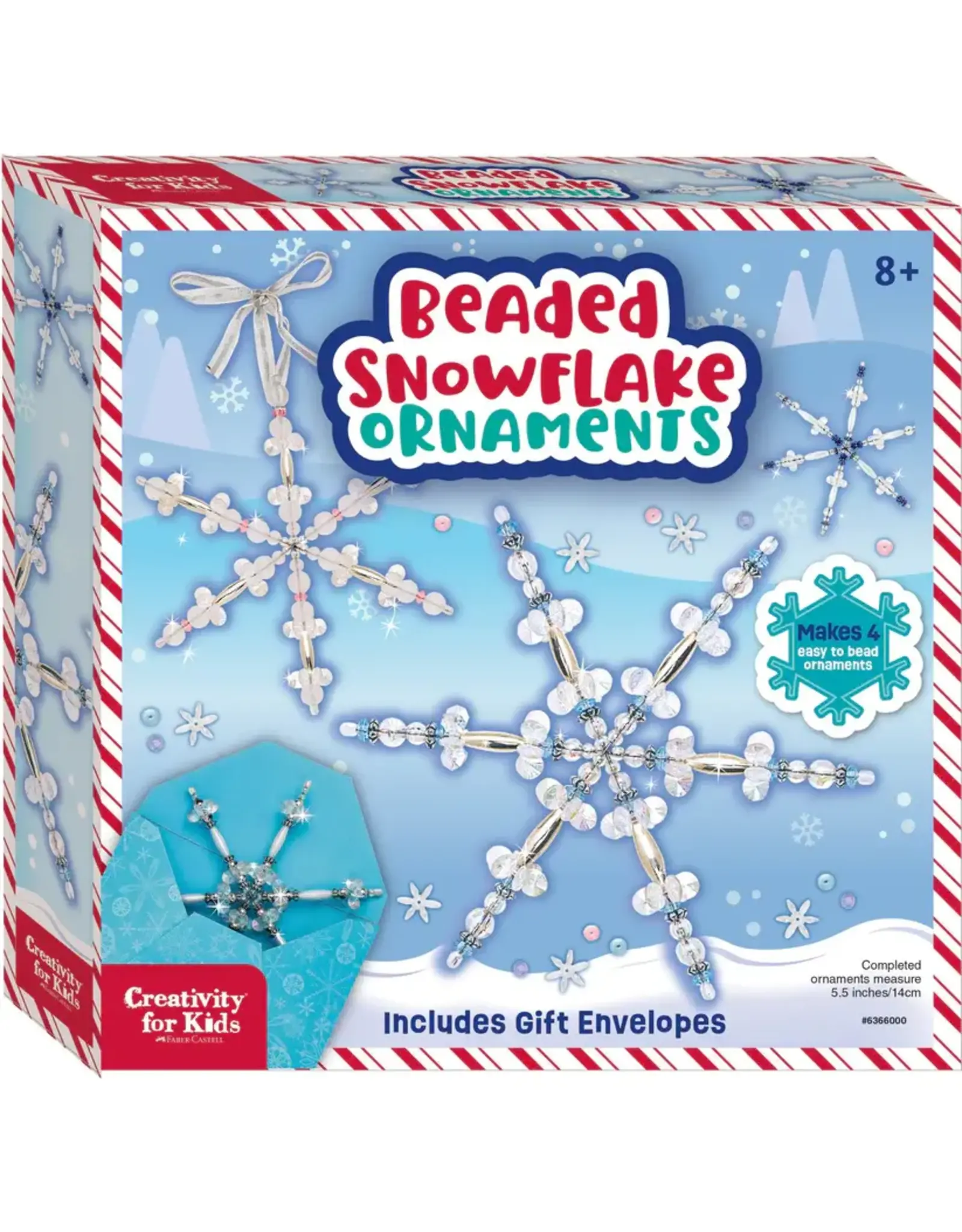 Creativity For Kids Beaded Snowflake Ornament