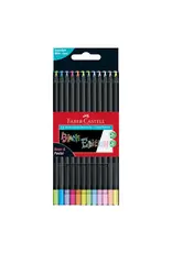 Faber Castell Color Pencils Black Edition Neon and Pastel