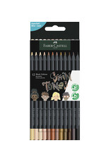 Faber Castell Color Pencils Black Edition Skin Tones 12 Colors