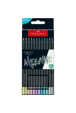 Faber Castell 12 Metallic Color Pencils Black Edition