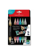 Faber Castell 6 Shake & Paint Markers Metallic