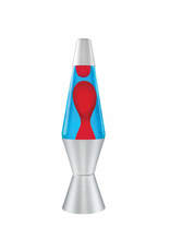 Schylling 14.5" Lava Lamp  Red, Blue, Silver