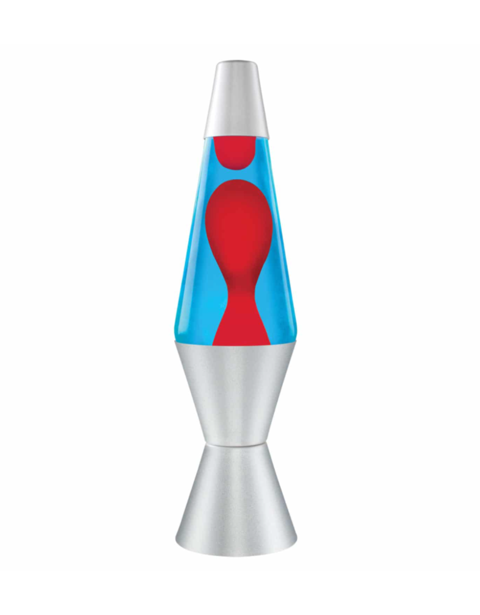 Schylling 14.5" Lava Lamp  Red, Blue, Silver