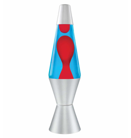 Schylling 14.5" Lava Lamp  Red, Blue, Silver