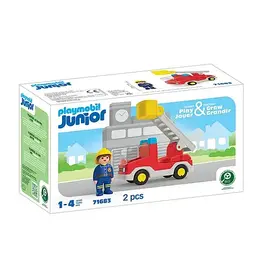 Playmobil Junior Ladder Unit Fire Truck
