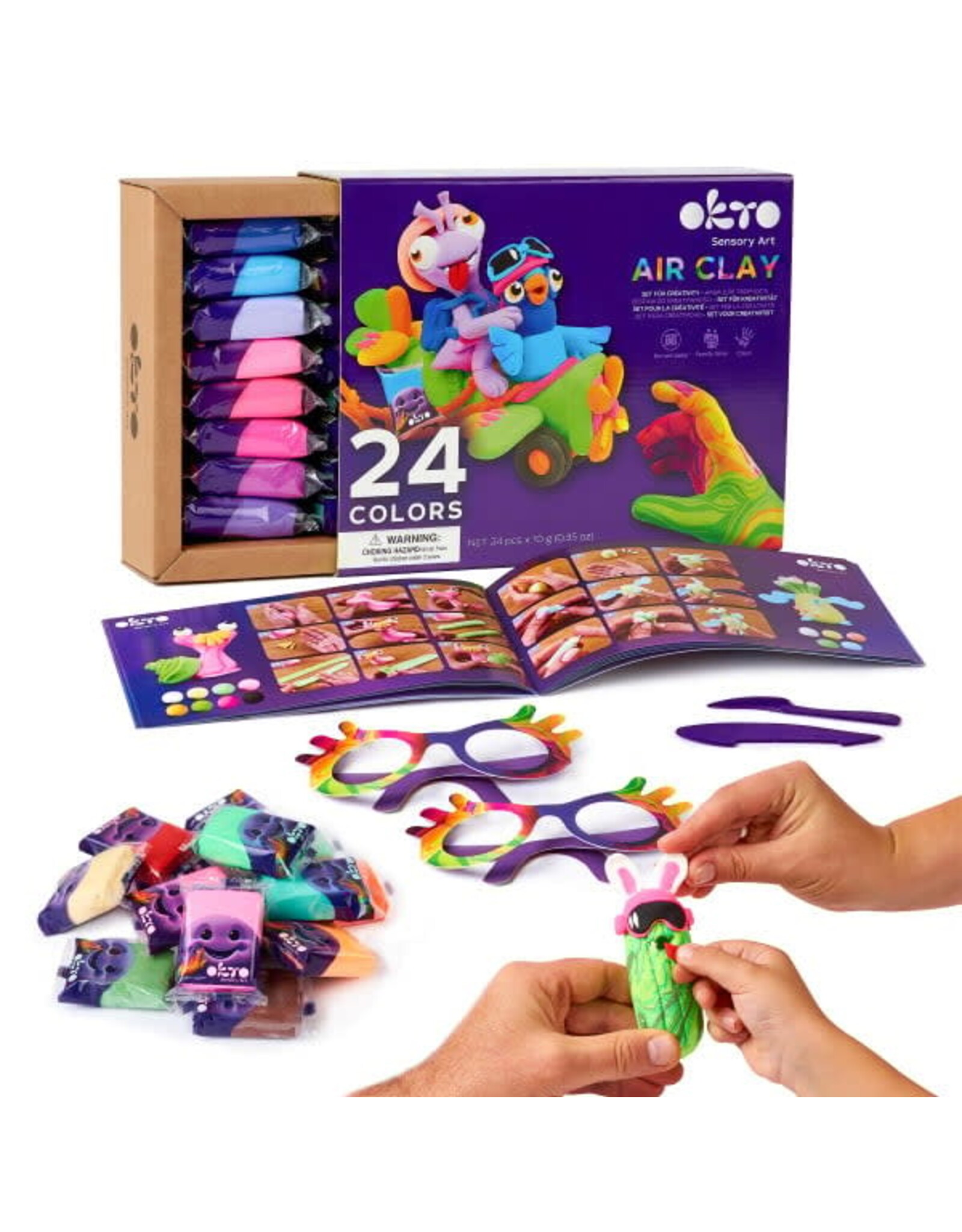 Fainotoys OKTO Air Clay Set For Creativity