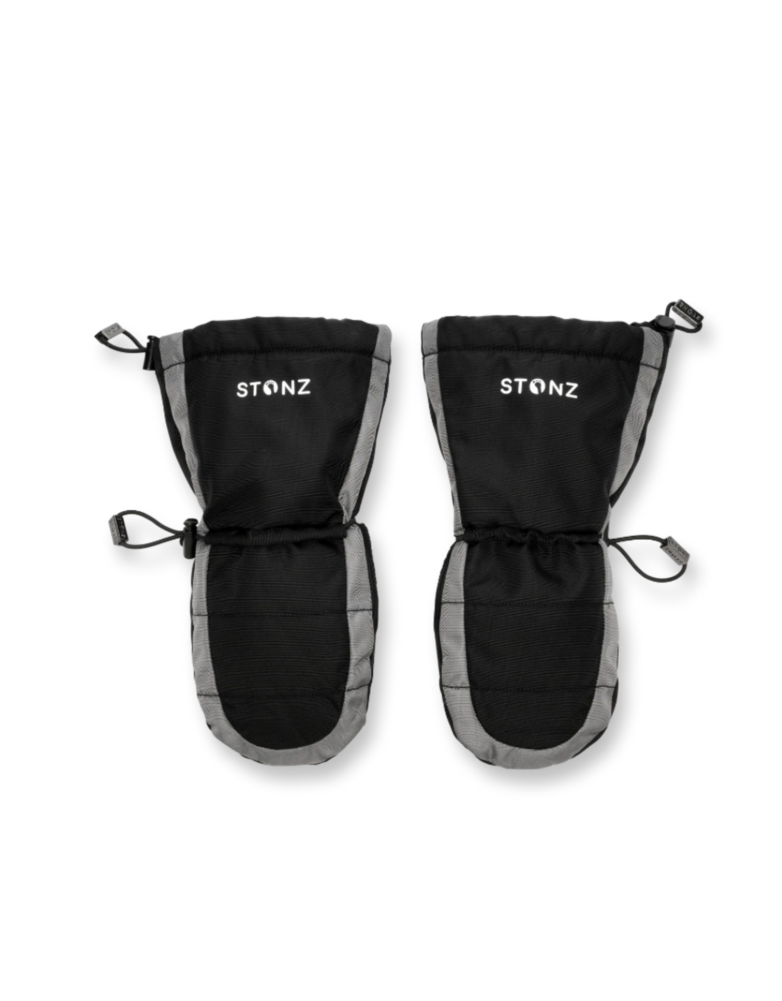 Stonz Stonz Snow Mitts Black and Grey