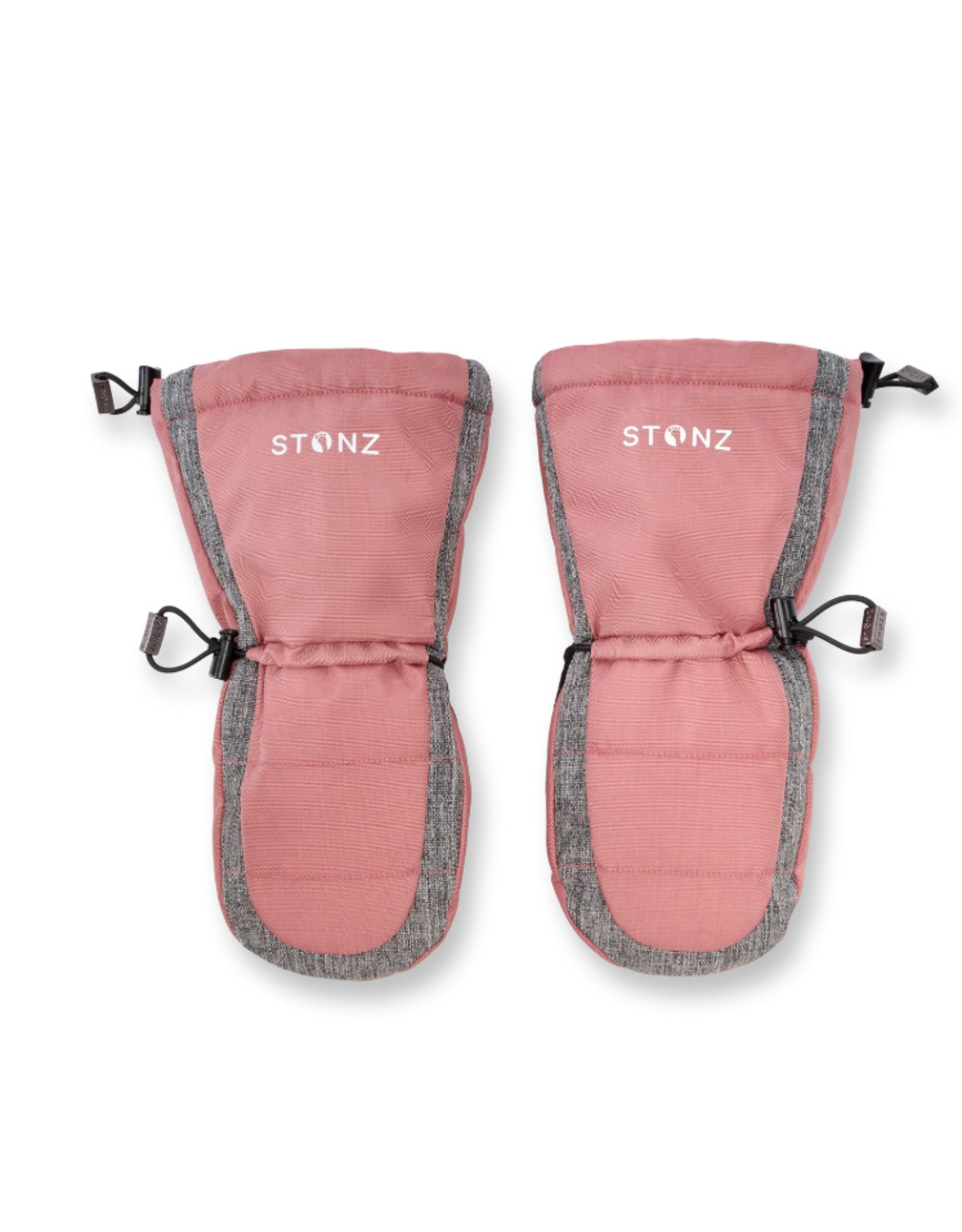 Stonz Stonz Snow Mitts Dusty Rose and Grey