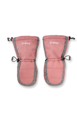 Stonz Stonz Snow Mitts Dusty Rose and Grey