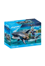 Playmobil Giant Shark with Pirate
