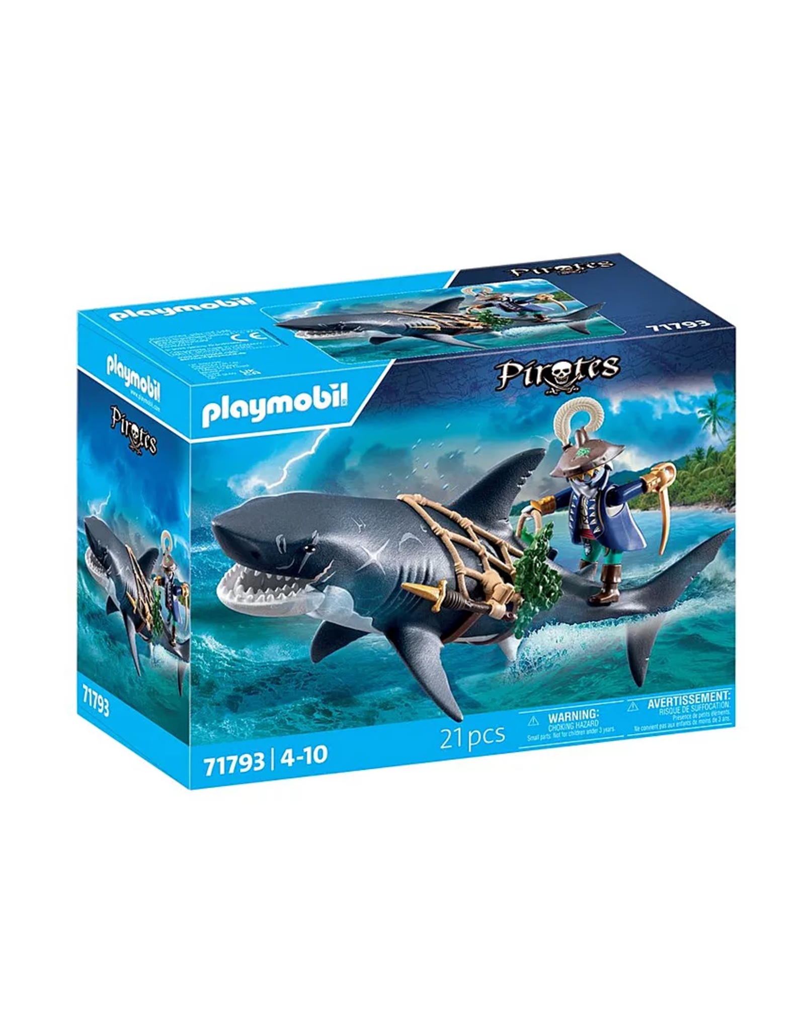 Playmobil Giant Shark with Pirate