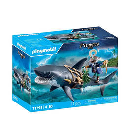 Playmobil Giant Shark with Pirate