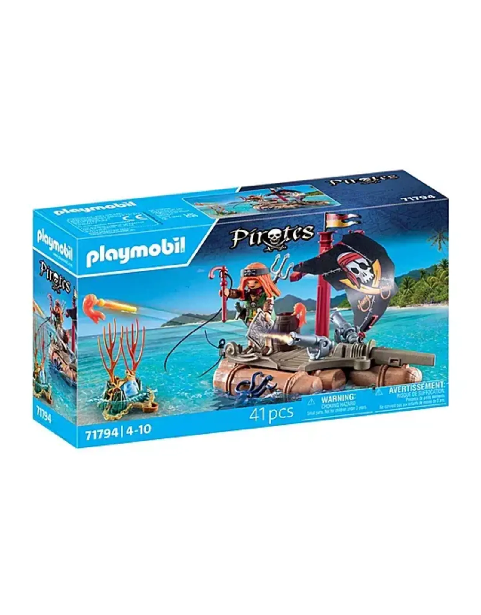 Playmobil Pirate Raft with Treasure