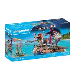 Playmobil Pirate Raft with Treasure