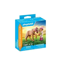 Playmobil Girl with Pony