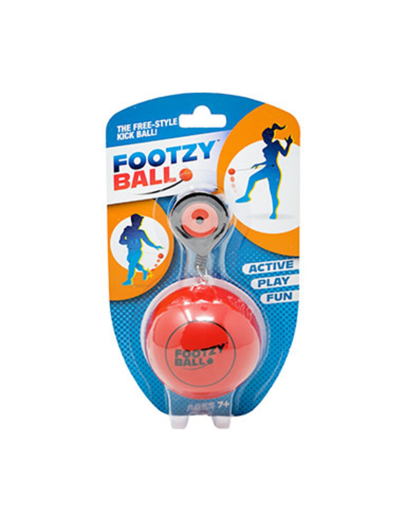 Blue Orange Footzy Ball