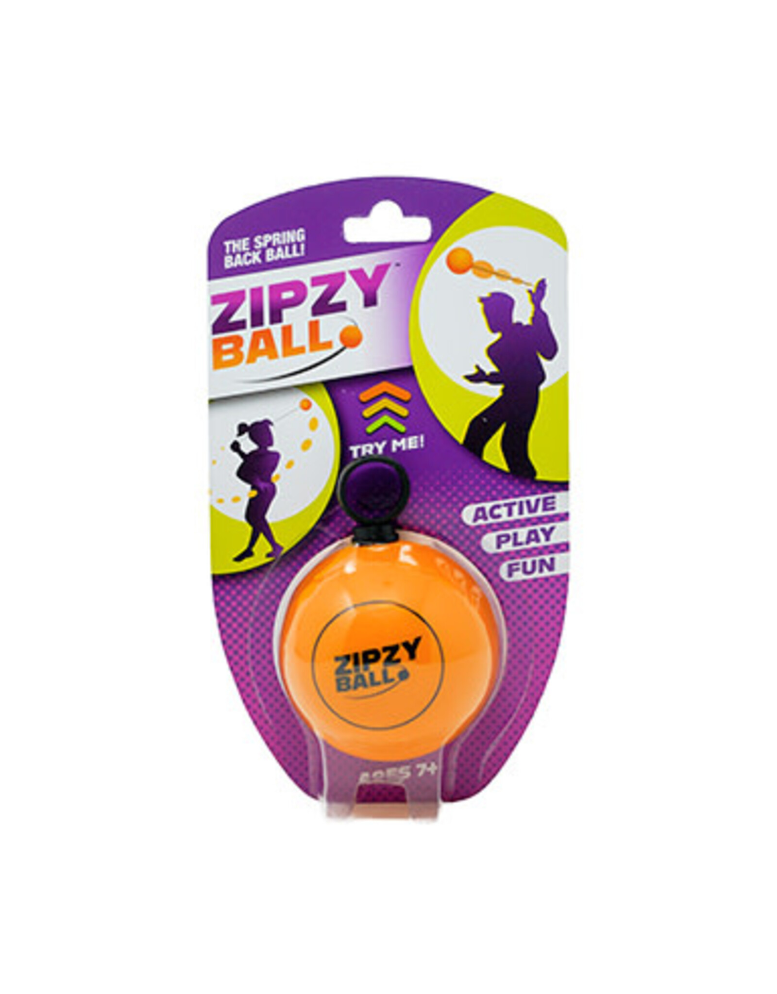 Blue Orange Zipzy Ball