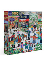 Eeboo Christmas in the Square 1000 Piece Puzzle