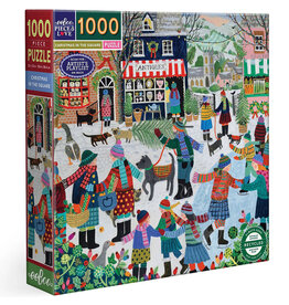 Eeboo Christmas in the Square 1000 Piece Puzzle