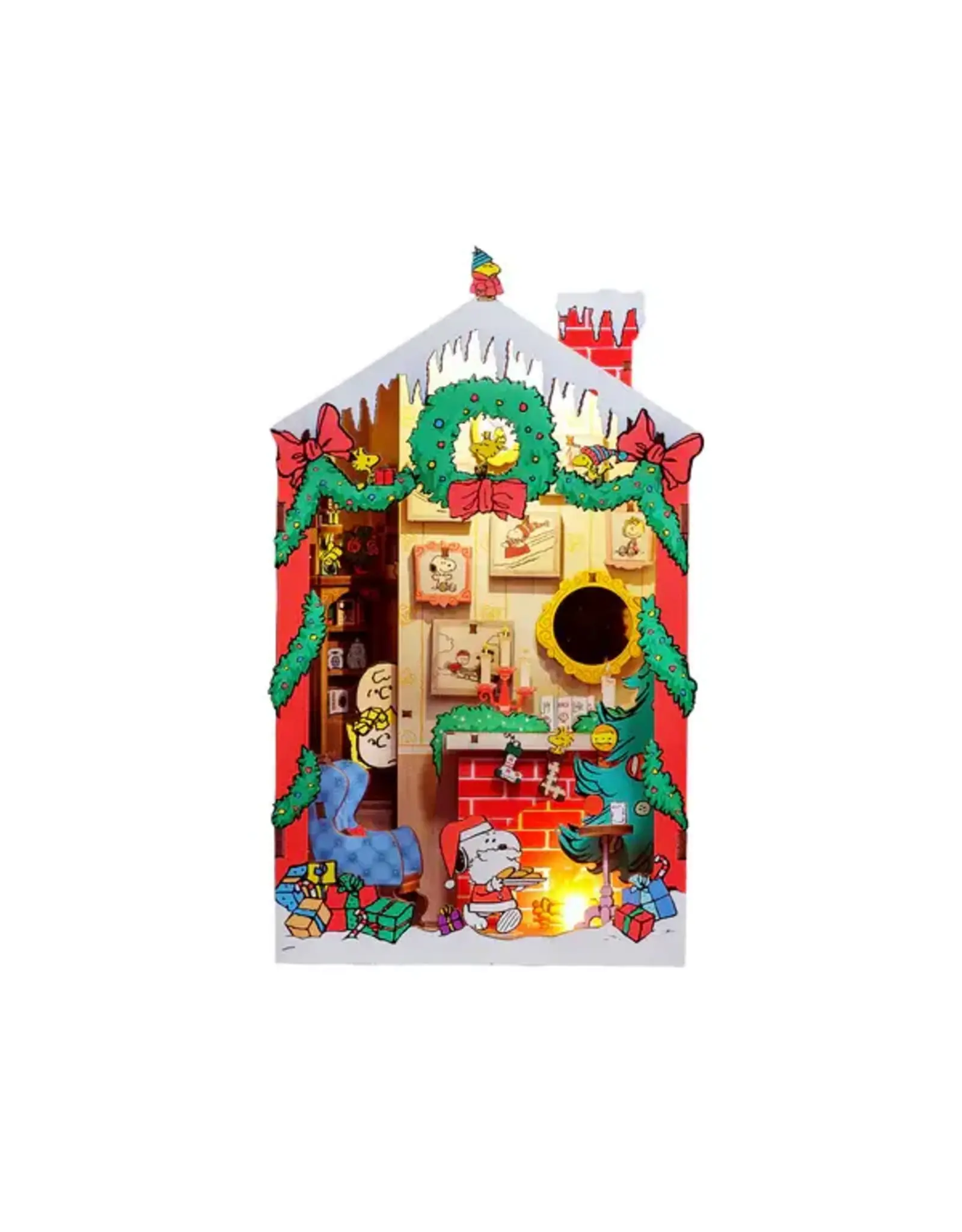 Hands Craft Peanuts Christmas DIY Book Nook Kit