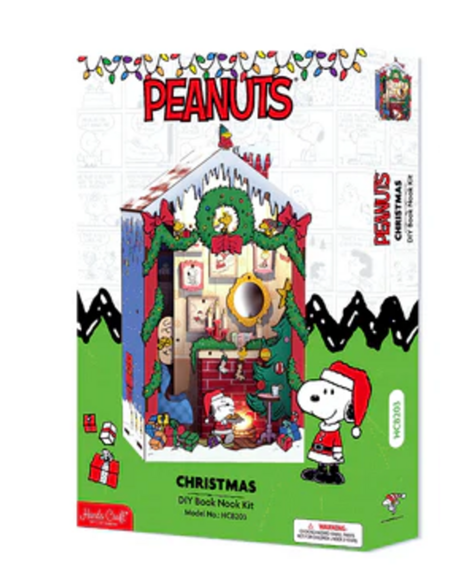 Hands Craft Peanuts Christmas DIY Book Nook Kit