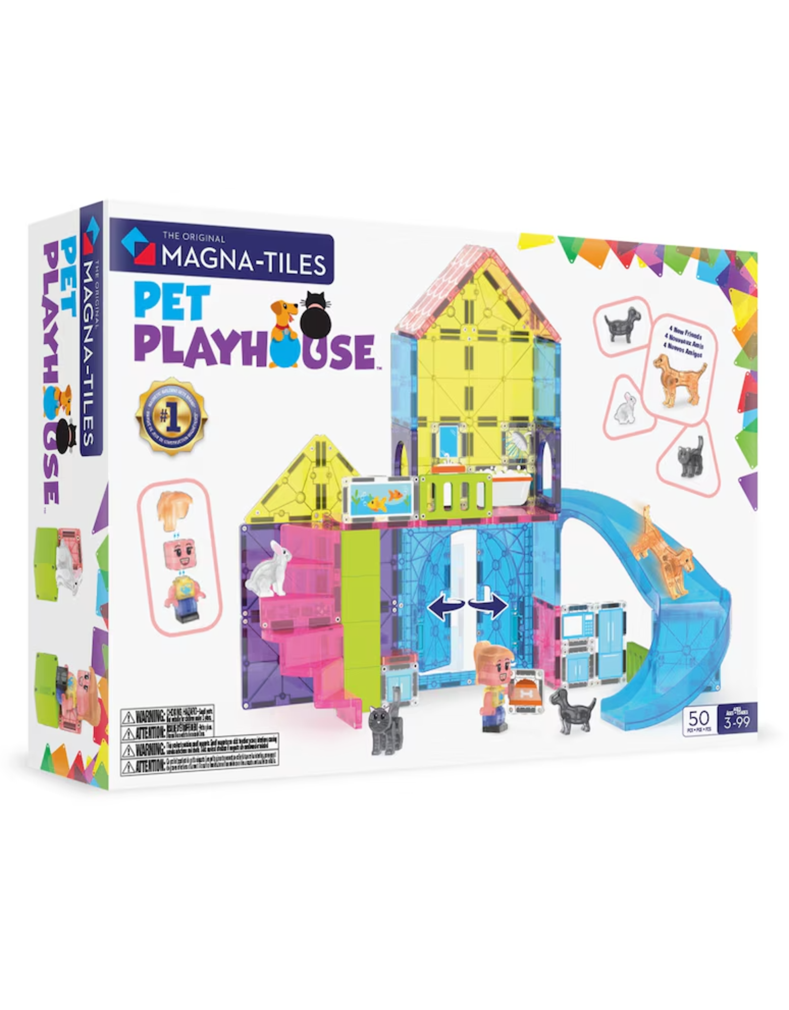 Magna-Tiles Magna-Tiles Pet Playhouse 50-Piece Set