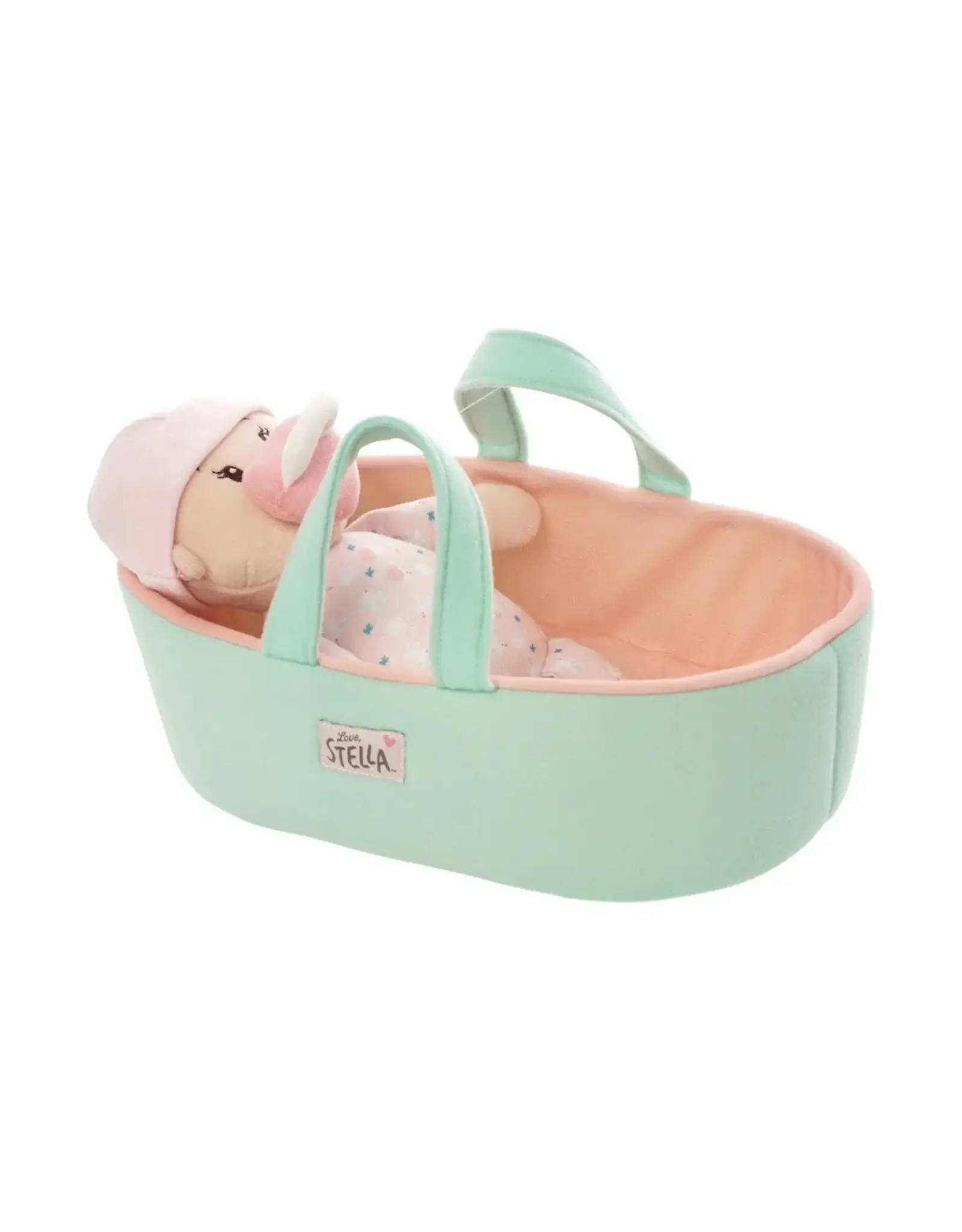 Manhattan Toy Love Stella My First Doll Peach & Bassinet