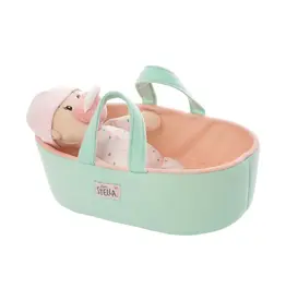 Manhattan Toy Love Stella My First Doll Peach & Bassinet