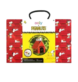Ooly OOLY x PEANUTS: Color-In' Wooden Bird  House Kit