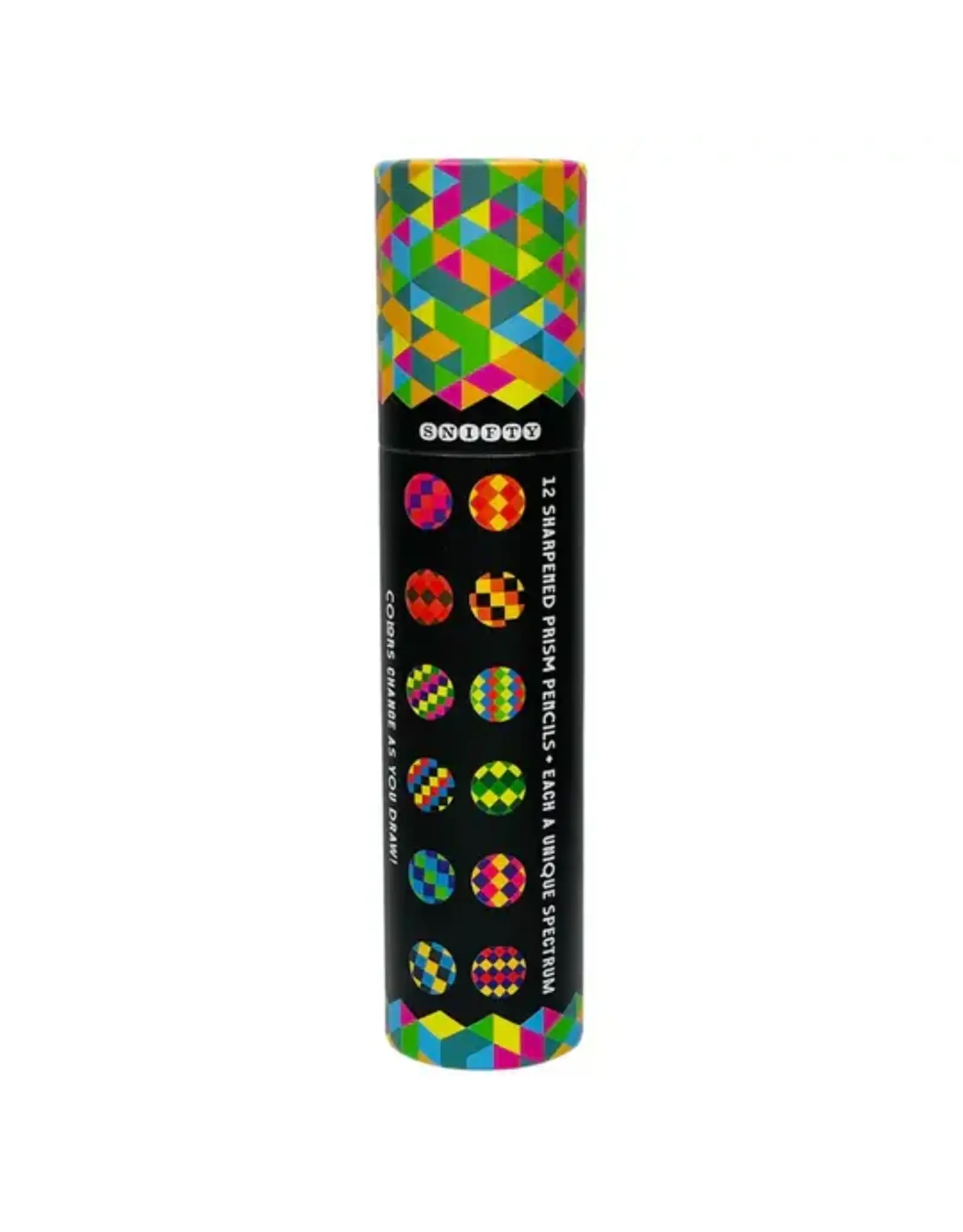 Snifty Kaleidoscope 12 Jumbo Multi-Colored Prism Pencils