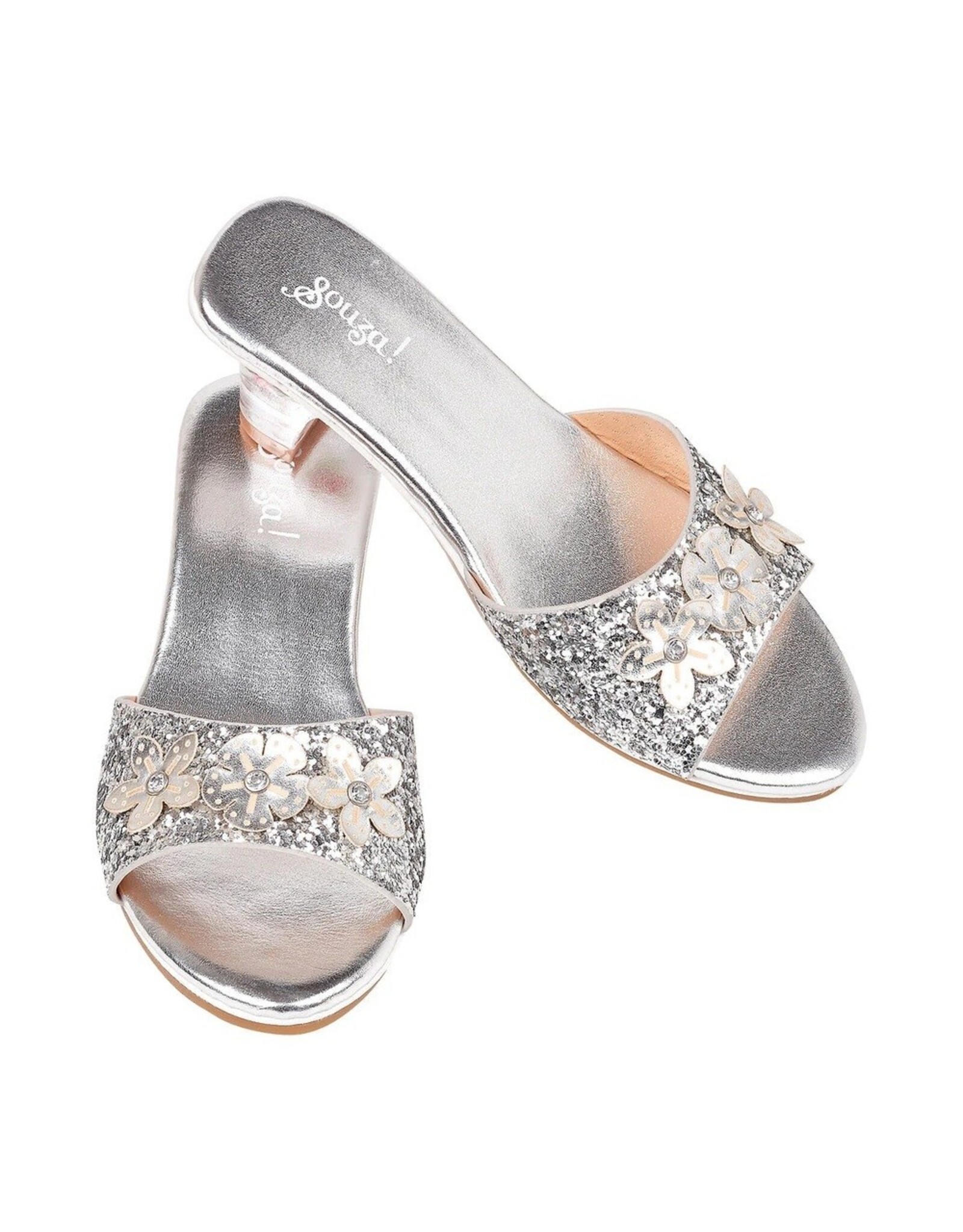 Souza Souza Mariona High Heel Slipper Silver Size 10-11