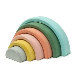 Wonder and Wise Rainbow Nesting Blocks