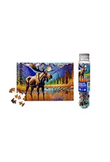 Micropuzzles Colorful Moose Wildlife Forest Mini Jigsaw Puzzle