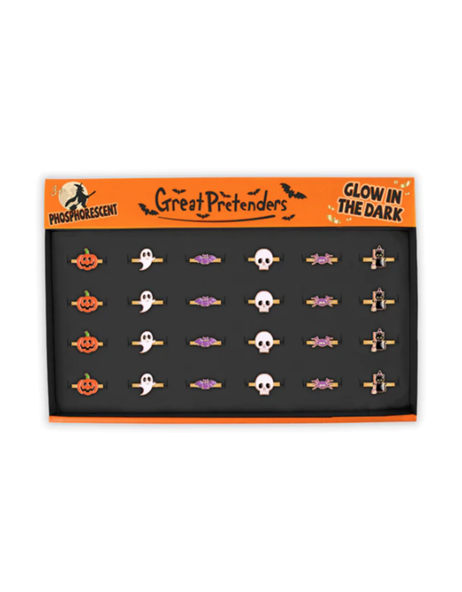 Great Pretenders Spooky Halloween Rings, Assorted