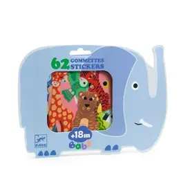 Djeco Safari Animals Baby Stickers