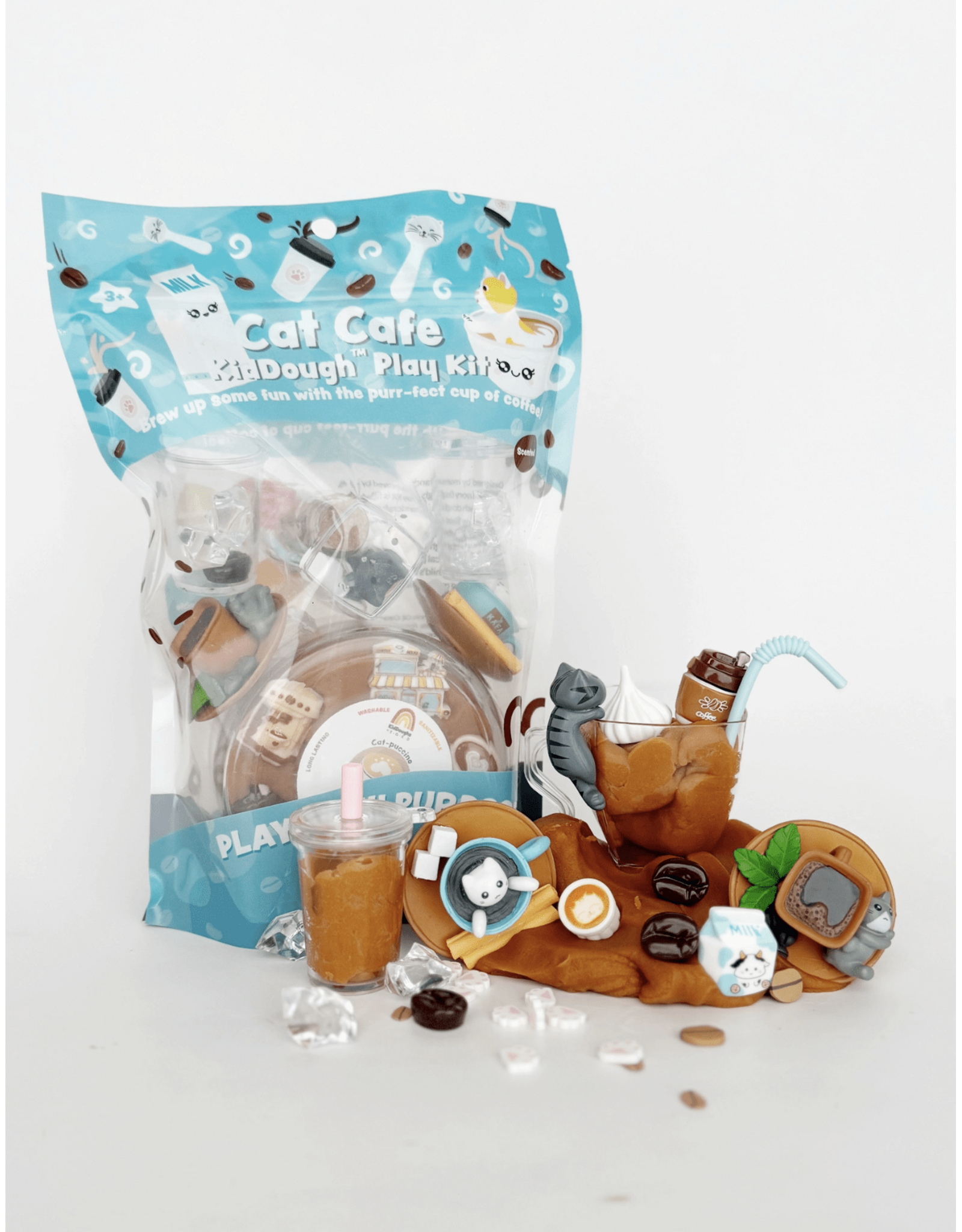 Earth Grown KidDoughs Cat Cafe KidDough Play Kit