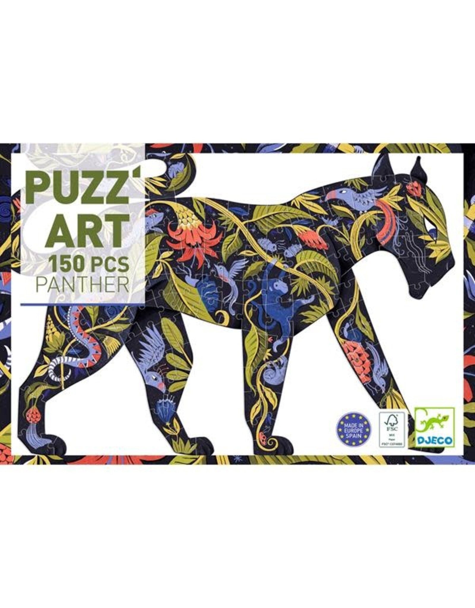 Djeco 150 Pieces Puzz'art Panther