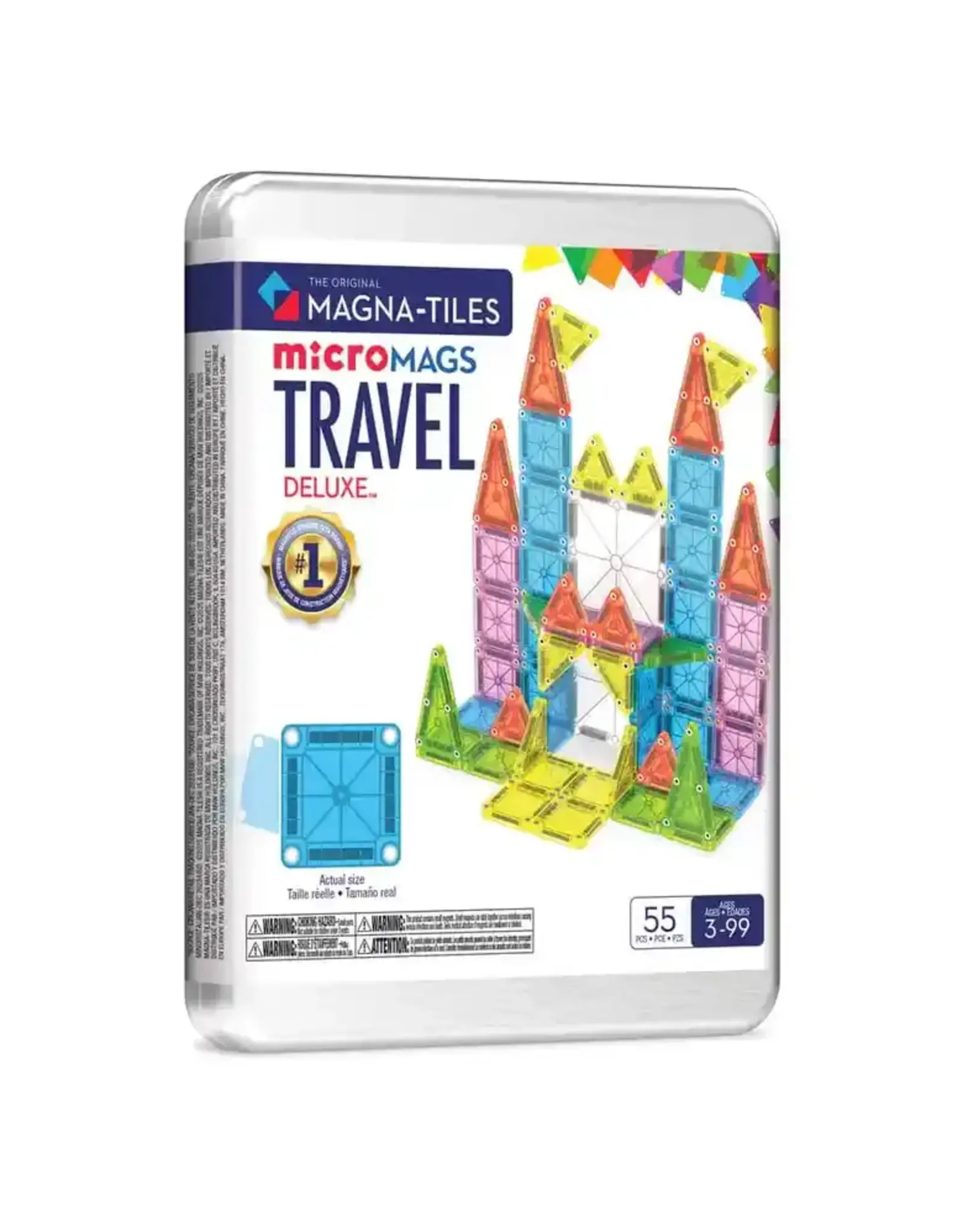 Magna-Tiles Magna-Tiles MicroMAGS Travel Deluxe Set