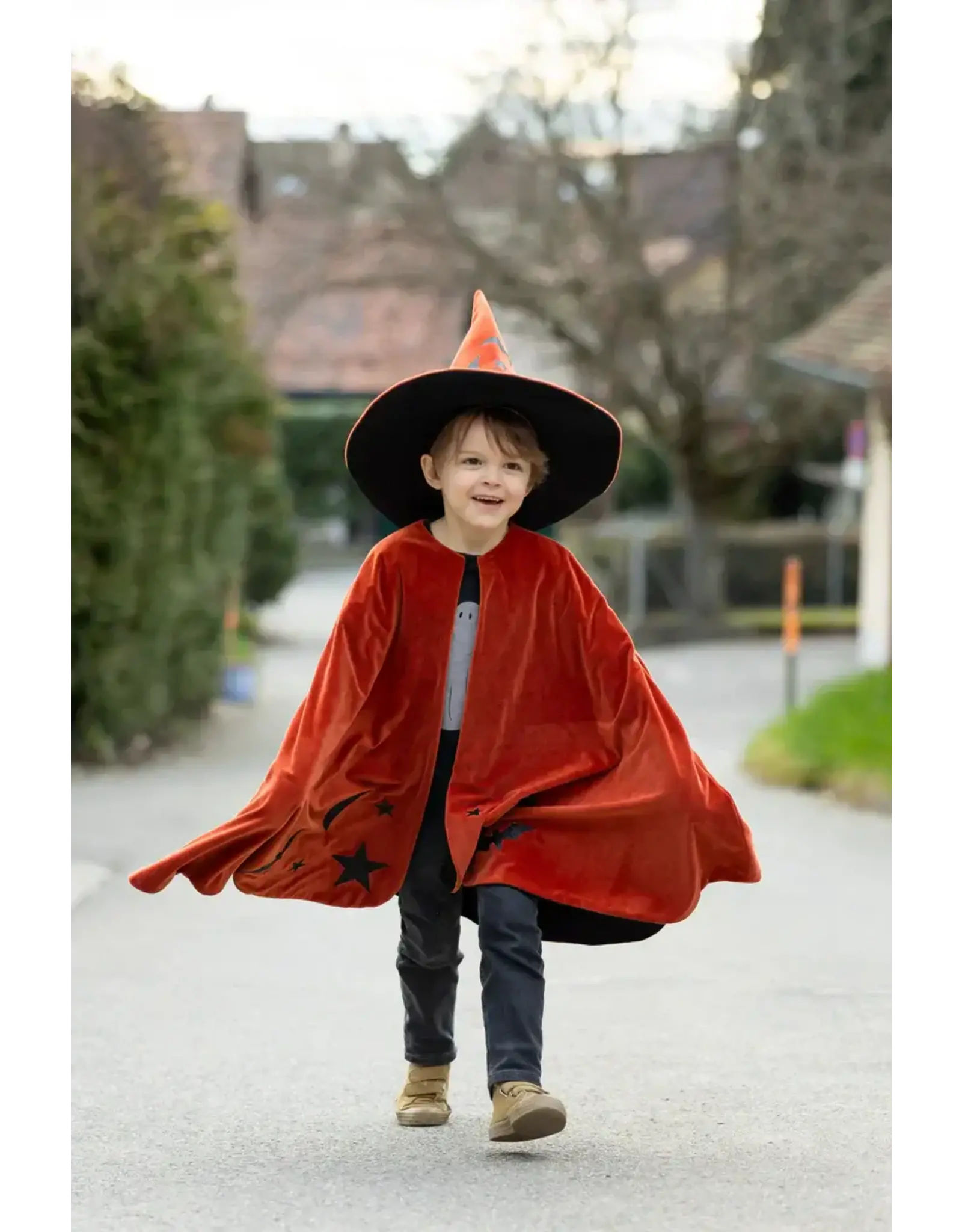 Great Pretenders Autumn Embers Wizard Cape and Hat Size 4-6
