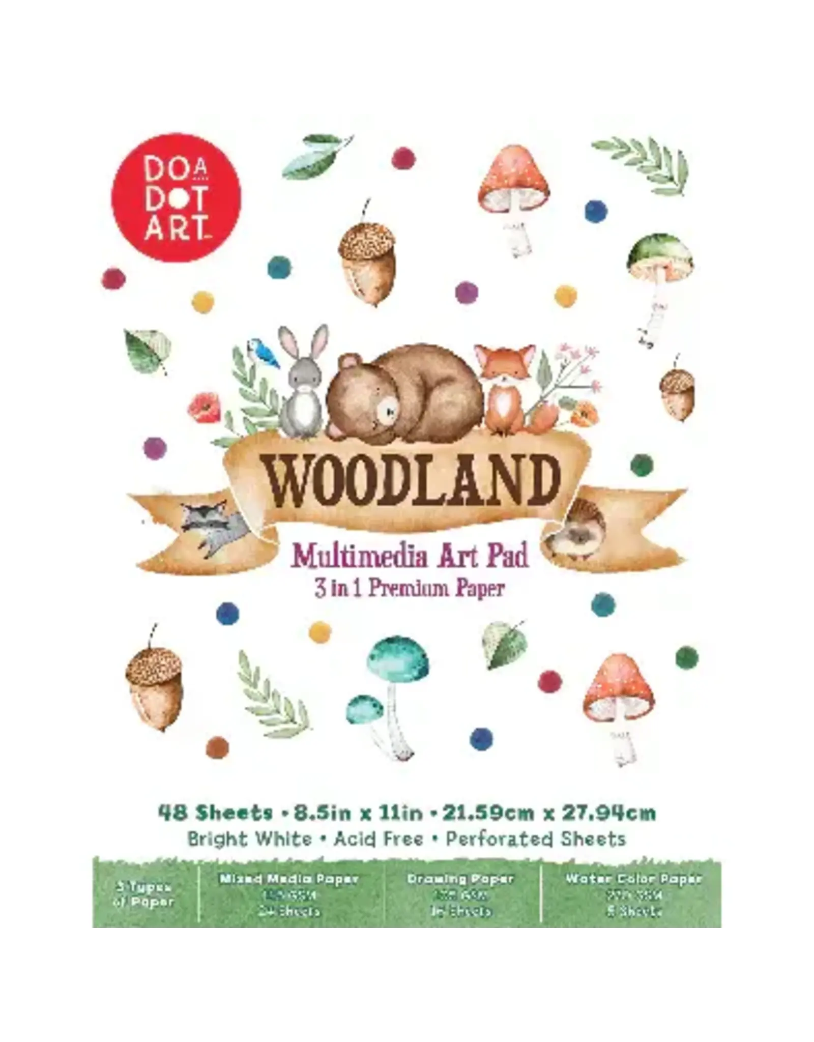 Do-A-Dot Art! Woodland Multimedia Art Pad