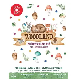 Do-A-Dot Art! Woodland Multimedia Art Pad