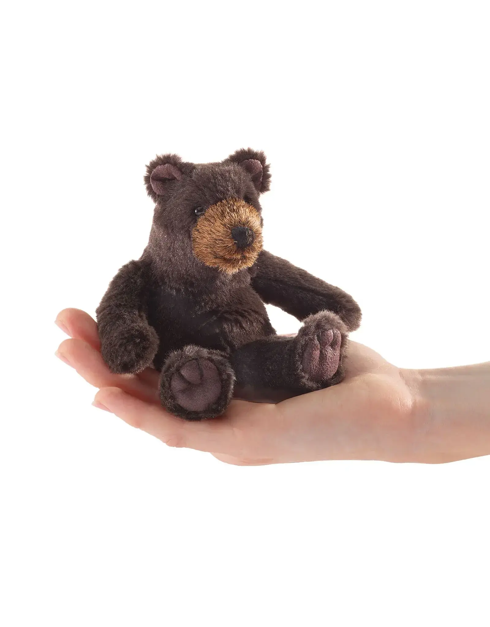Folkmanis Mini Brown Bear Finger Puppet