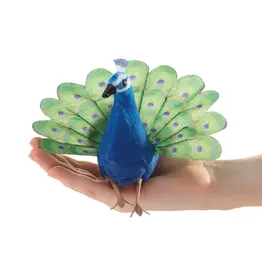 Folkmanis Mini Peacock Finger Puppet